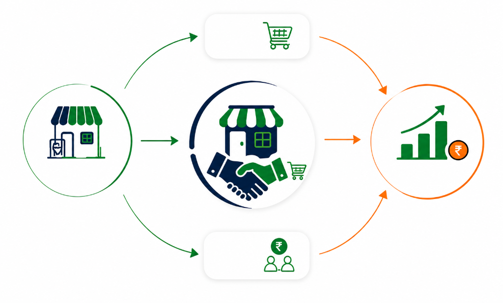 Digital Business Partner offline store to online growth partnership